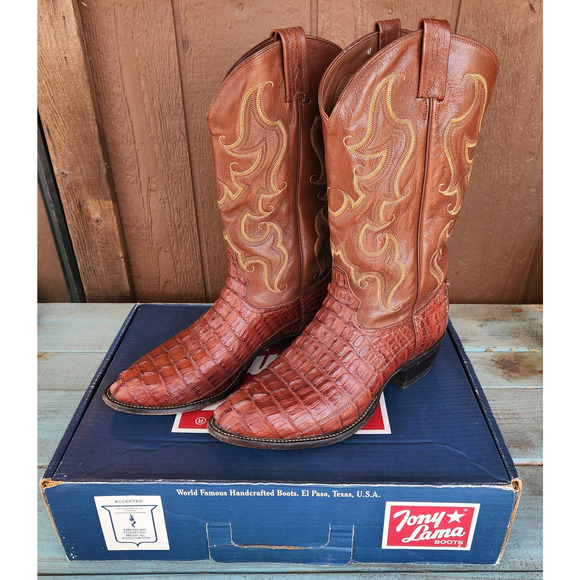 Tony Lama Cz10 Mens Exotic Western Boot 